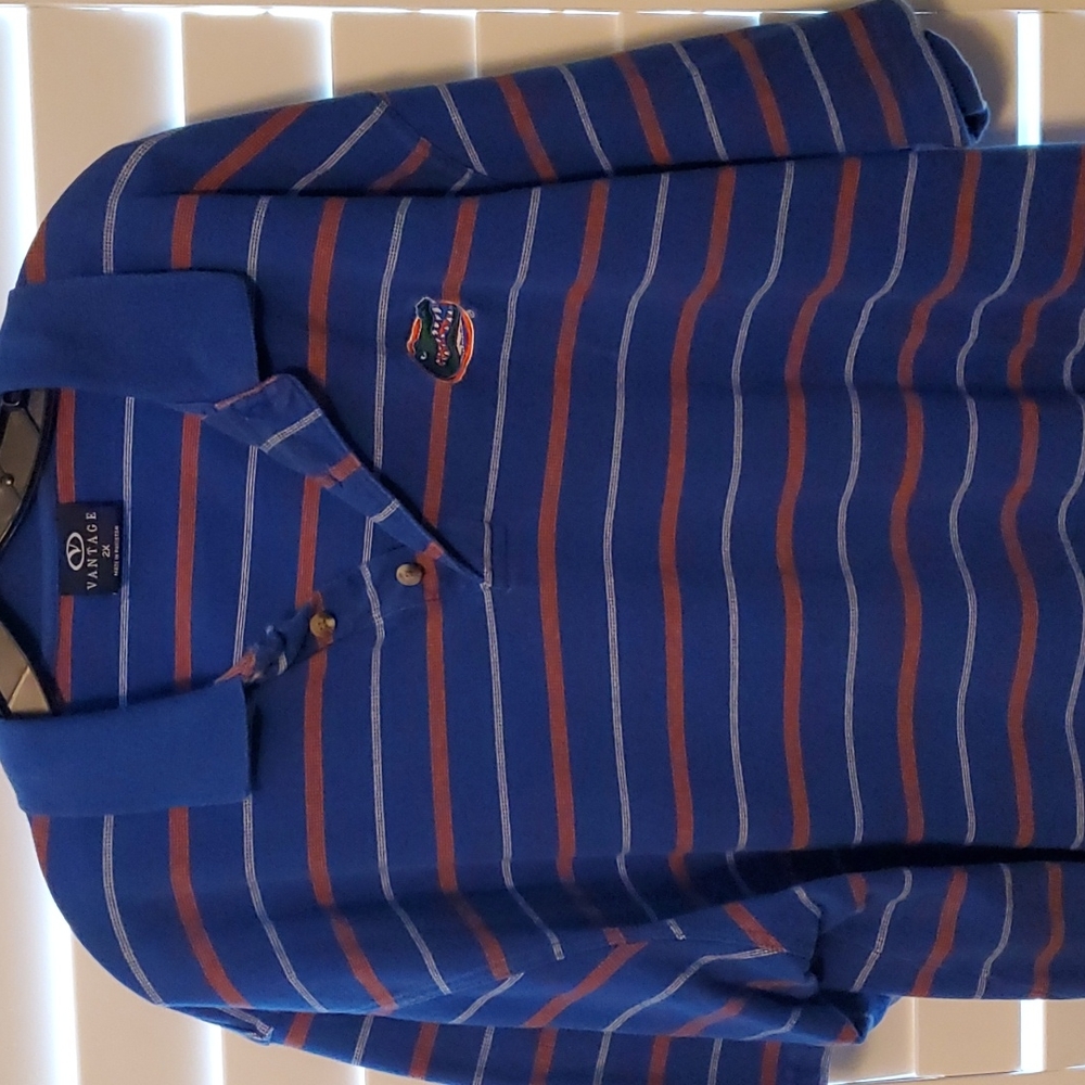Florida Gators Striped Polo 2XL